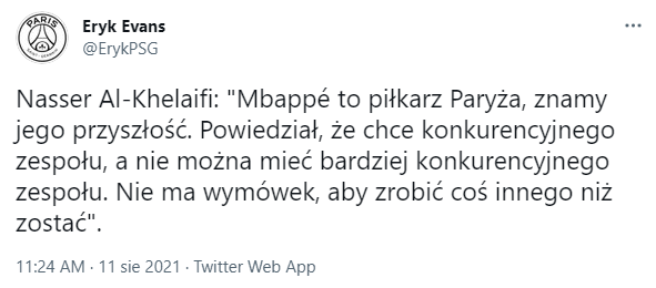 Prezydent PSG na temat PRZYSZŁOŚCI Kyliana Mbappe